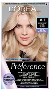L'Oréal Paris Préférence Haarfarbe 8.1 Copenhagen Helles Aschblond