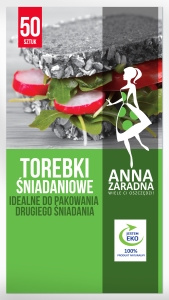 Anna Zaradna Torebki śniadaniowe 50 sztuk