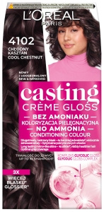 L'Oreal Paris Casting Crème Gloss farba do włosów 4102 Chłodny Kasztan