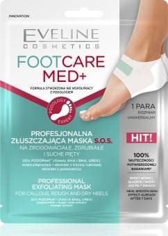 Foot Care Med+ Profesjonalna złuszczająca maska do pięt