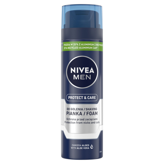 Nivea MEN Protect & Care schützender Rasierschaum 200 ml