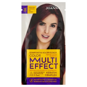 Joanna Multi Effect Color Färbeshampoo Kirschrot 06 35 g