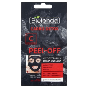 Bielenda Carbo Detox Reinigende Kohlenstoffmaske für Mischhaut und fettige Haut 2 x 6 g