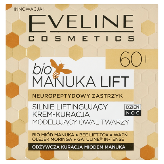 Eveline Cosmetics Bio Manuka Lift Strongly lifting cream-treatment 60+ day night 50 ml