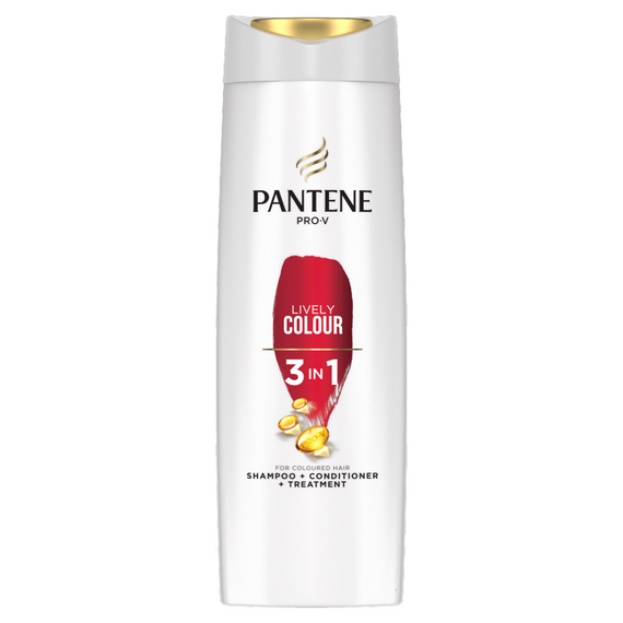 Pantene Pro-V Shiny Color 3 in 1 Shampoo für gefärbtes Haar, 360 ml