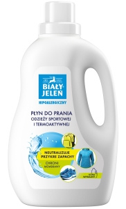 BIAŁY JELEŃ – Płyn do prania odzieży sportowej i termoaktywnej 1500 ml