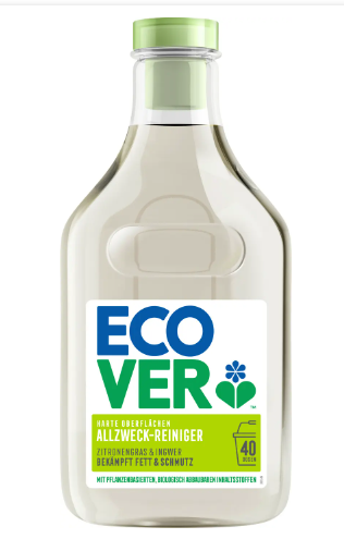 Ecover Uniwersalny środek czyszczący o zapachu trawy cytrynowej i imbiru 1L z Niemiec