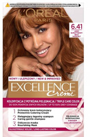 L'Oréal Paris Excellence Creme Haarfarbe 6.41 Helles Bernsteinbraun