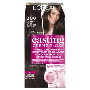 L'Oreal Paris Casting Creme Gloss Farba do włosów 300 ciemny brąz