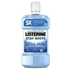 Listerine Stay White Mouthwash 500ml