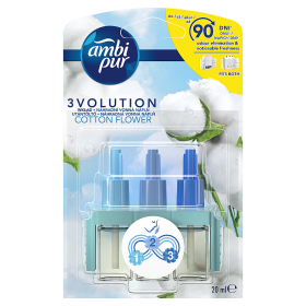 Ambi Pur with Ambi Pur Cotton electric air freshener refill, 20ml