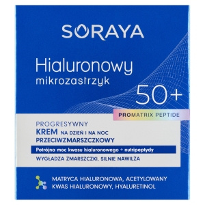 Soraya Hyaluronic Microinjection Progressive Anti-wrinkle Day and Night Cream 50+ 50 ml