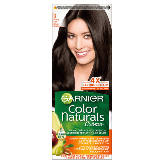 Garnier Color Naturals Crème Haarfärbemittel 3 Dunkelbraun