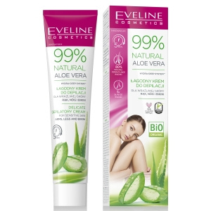 99 % natürliche Aloe-Vera-Creme zur Enthaarung von Armen, Beinen und Bikinizone
