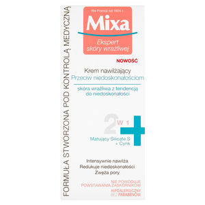 Mixa Krem nawilżający przeciw niedoskonałościom 50 ml