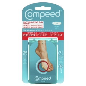 Compeed Medizinprodukt, Pflaster für schmale Blasen, 6 Stück