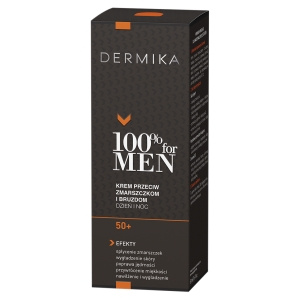 Dermika 100% for Men 50+ anti wrinkle cream and bruzdom day night 50ml