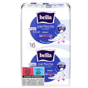 Bella Perfecta Ultra Maxi Blue Extra Soft Sanitary Pads 16 pcs.