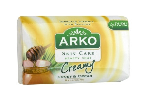 Arko Skin Care Creamy Balancing cosmetic soap honey and cream 90 g