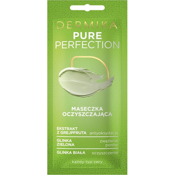 Dermika Maseczki Piękności Pure Perfection maseczka oczyszczająca do każdego typu cery 10ml