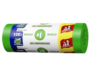 Jan Niezbędny Trennbeutel, Glas, 120 l, 10 Stück