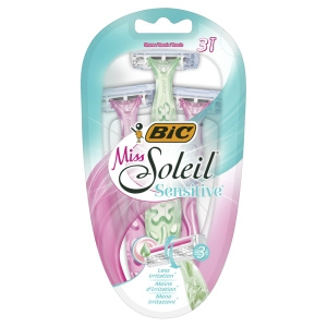 BiC Miss Soleil Sensitive 3-Klingen-Rasierer, 3 Stück
