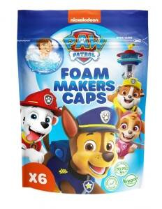 Paw Patrol Foam Makers Caps Schaumbadkappen 6x16g