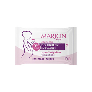 Marion Chusteczki do higieny intymnej z prebiotykiem 10 szt