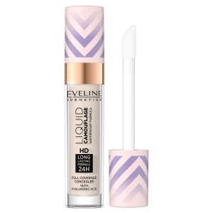 Liquid Camuflage Wasserfester Camouflage-Concealer mit Hyaluronsäure, Nr. 01 Light Porcelain