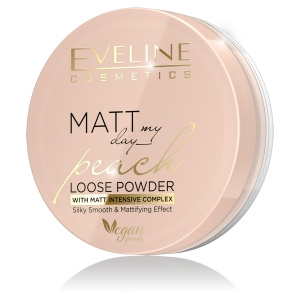 Eveline Cosmetics Matt My Day Sypki puder matujący Peach