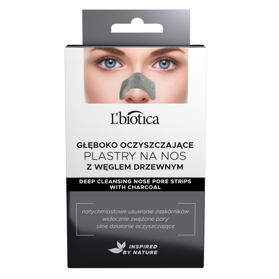 L'biotica Charcoal Cleansing Nasal Strips 3 Pairs