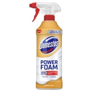 Domestos Power Foam Citrus Blast Reinigungsschaum für Toilette und Bad 435 ml