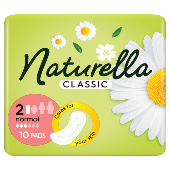 Naturella Classic Normal Plus Size 2 Pads mit Flügeln × 10