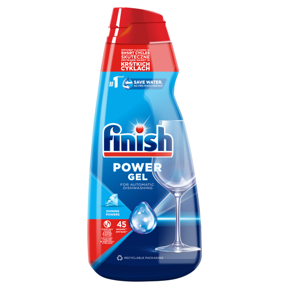 Finish Power Gel Dishwasher Washing Gel 900 ml