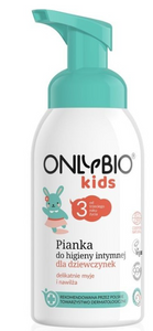 Onlybio Kids pianka do higieny intymnej dla dziewczynek od 3. roku życia 300ml