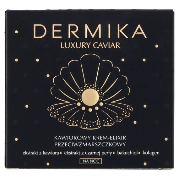 Dermika Luxury Caviar Kawiorowy krem-elixir przeciwzmarszczkowy na noc 50 ml