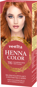HAIR COLOURING BALM WITH HENNA EXTRACT FIRE SPARK NO. 116