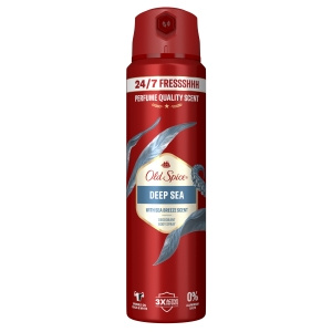 Old Spice Deep Sea Deodorant Spray For Men, 150ml, 48H Freshness, 0% Aluminum
