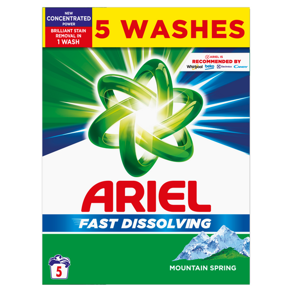 Ariel Waschpulver 275g, 5 Wäschen, Mountain Spring