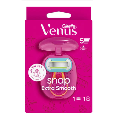 Gillette Venus SNAP maszynka do golenia dla kobiet 5 ost. z etui podróżnym