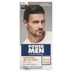 Joanna Power Men Color Cream Dye 02 Dunkelbraun