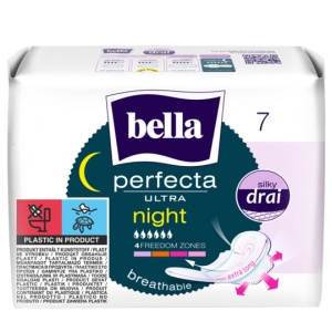 Bella Perfecta Ultra Night Silky Drai Sanitary napkins 7 pieces