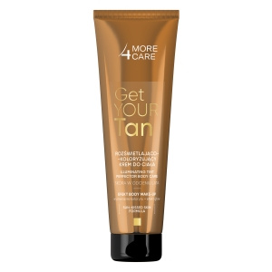 More4Care Get Your Tan! Rozświetlający krem koloryzujący do ciała body make-up 100 ml