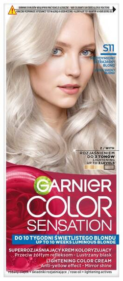 Garnier Color Sensation Super Lightening Color Cream S11 Smoky Ultra Light Blonde