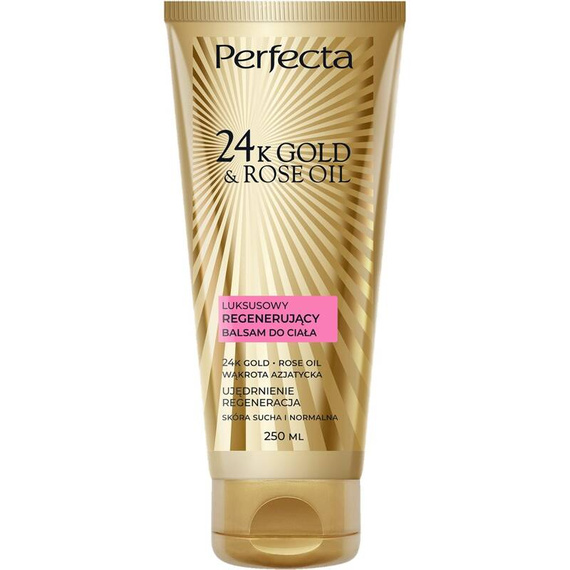 Perfecta 24K Gold&Rose Oil regenerujący balsam do ciała 200 ml