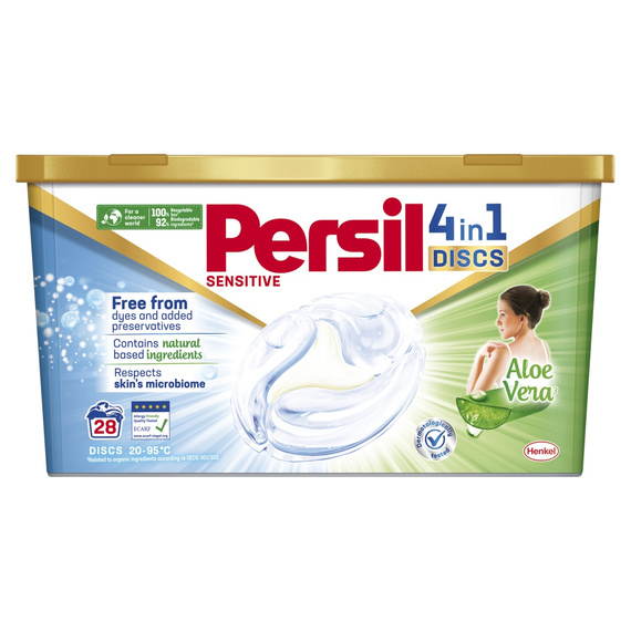 Persil Discs Sensitive kapsułki do prania 4w1, 28 szt