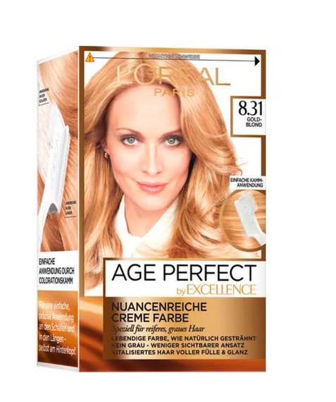 L'Oréal Paris Age Perfect  farba do włosów 8.31 Złoty blond