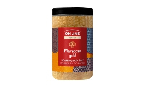 On Line Senses MOROCCAN GOLD Sól do Kąpieli pieniąca 480g