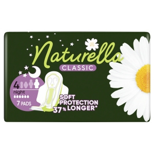 Naturella Classic Night Camomile Damenbinden mit Flügeln x7
