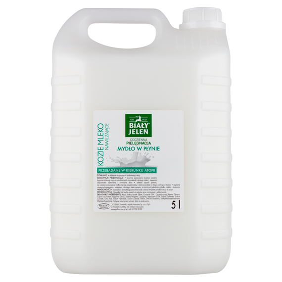 Biały Jeleń Liquid soap goat milk moisturizing 5 l